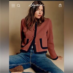 Sezane Auguste  Cardigan Jacket